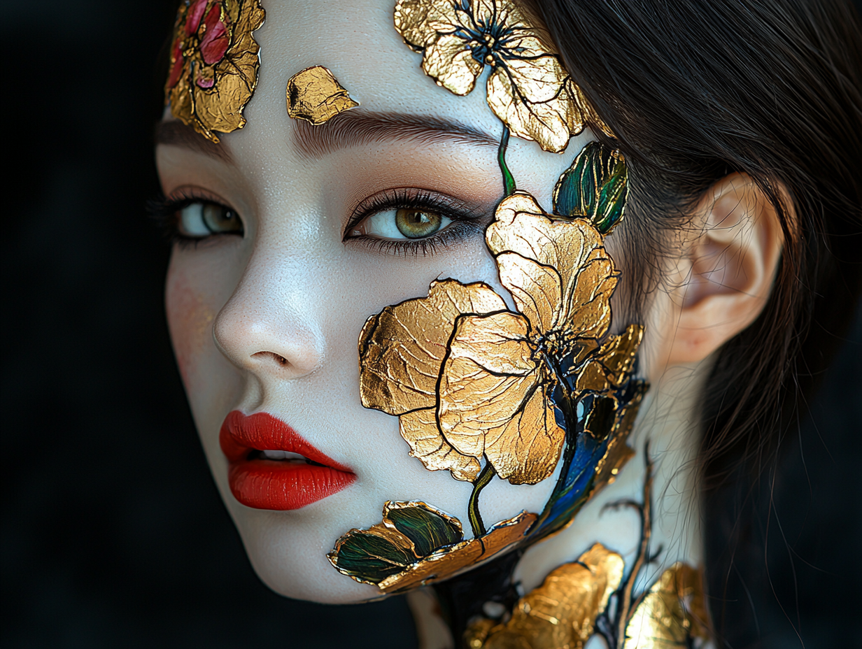 shinemuc_A_beautiful_woman_with_a_make_up_in_a_Kintsugi_vase__9e758a43-46b7-4c29-86a8-bda4d534b523_0