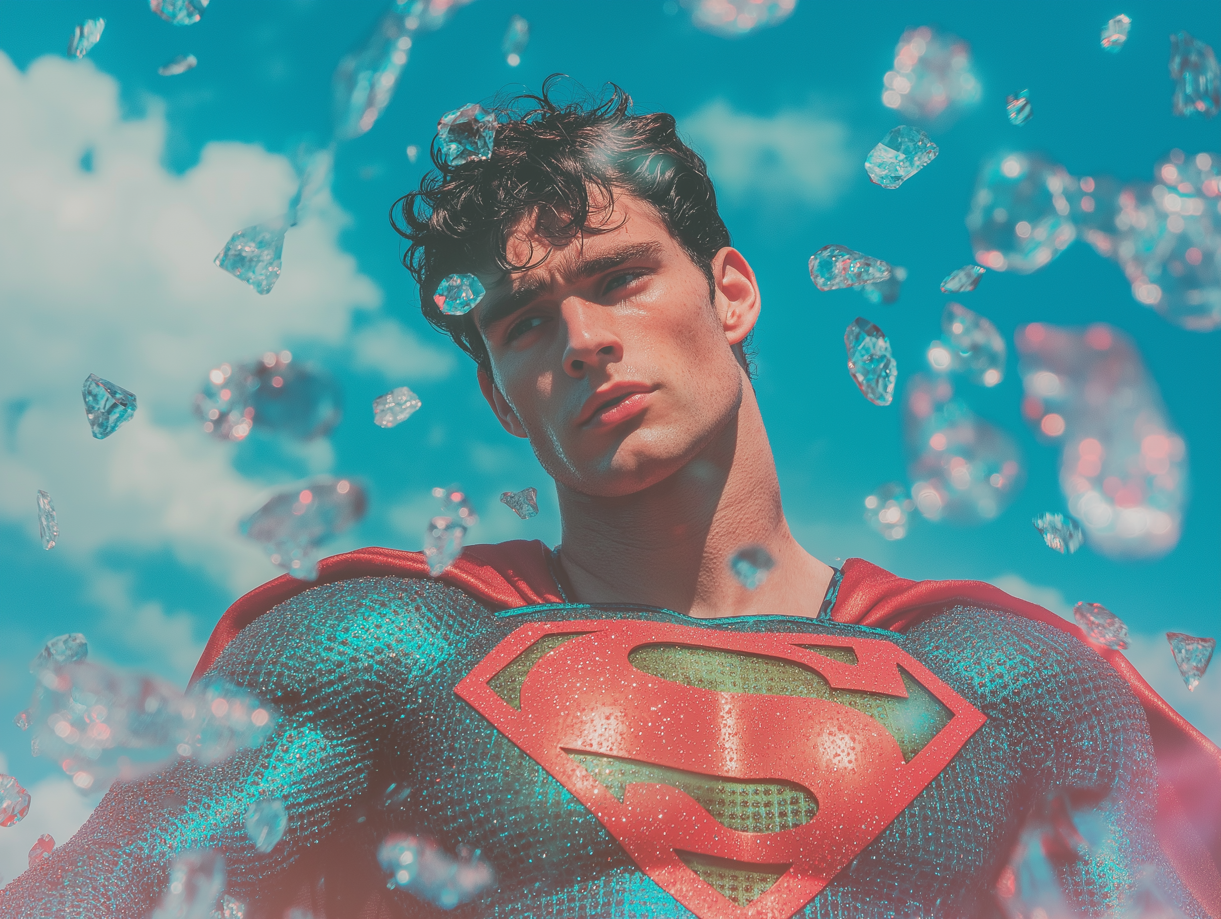 BeGay_Photograph_of_a_glittery_diamonds_sparkly_Supermn_wearin_add3bb04-03c5-48a7-8bce-3796a5bb6787