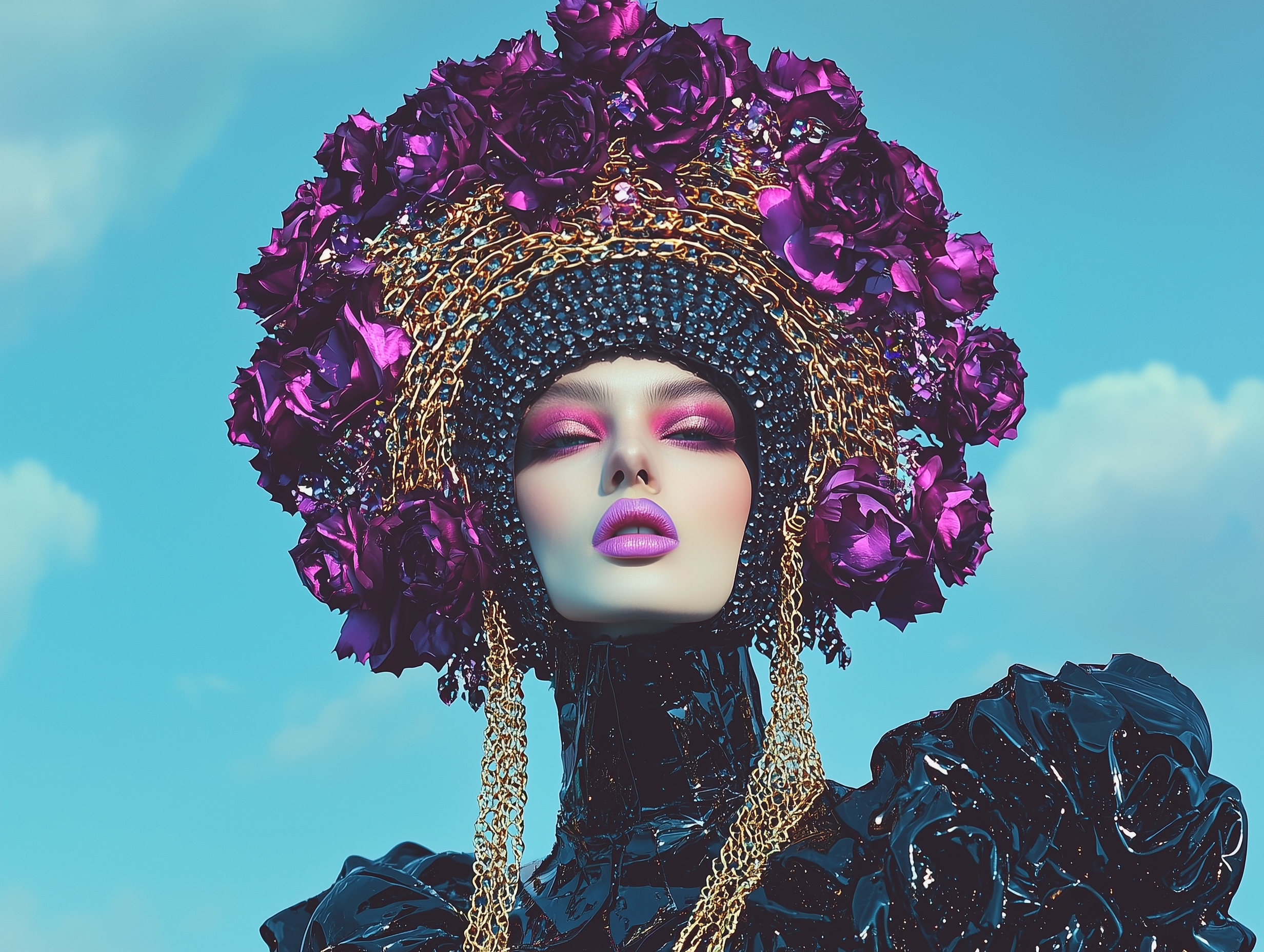 sh1nemuc_A_beautiful_woman_wearing_an_elaborate_black_and_gold__4424d9fc-02ce-4fb3-86e0-fc48d9893b26