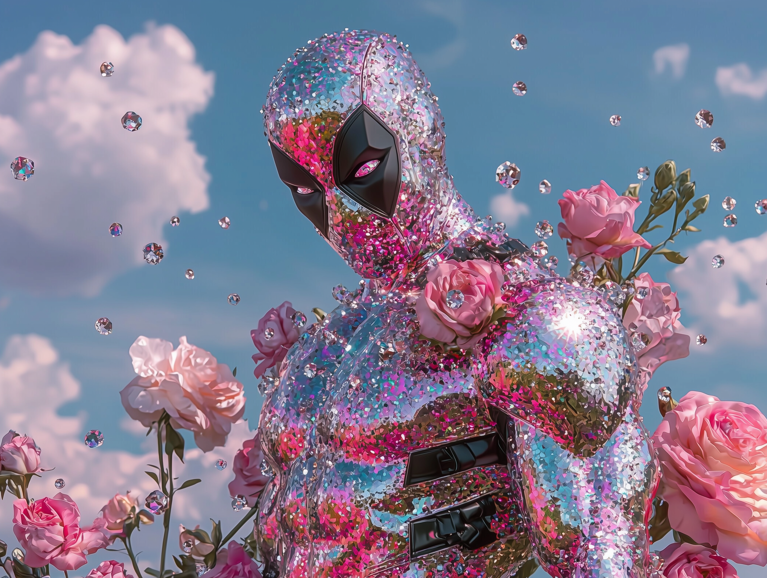 sh1nemuc_Photograph_of_a_Dedpool_covered_in_crystals_and_diamo_4233012b-9bfe-46cf-a393-1bb50ce4a336