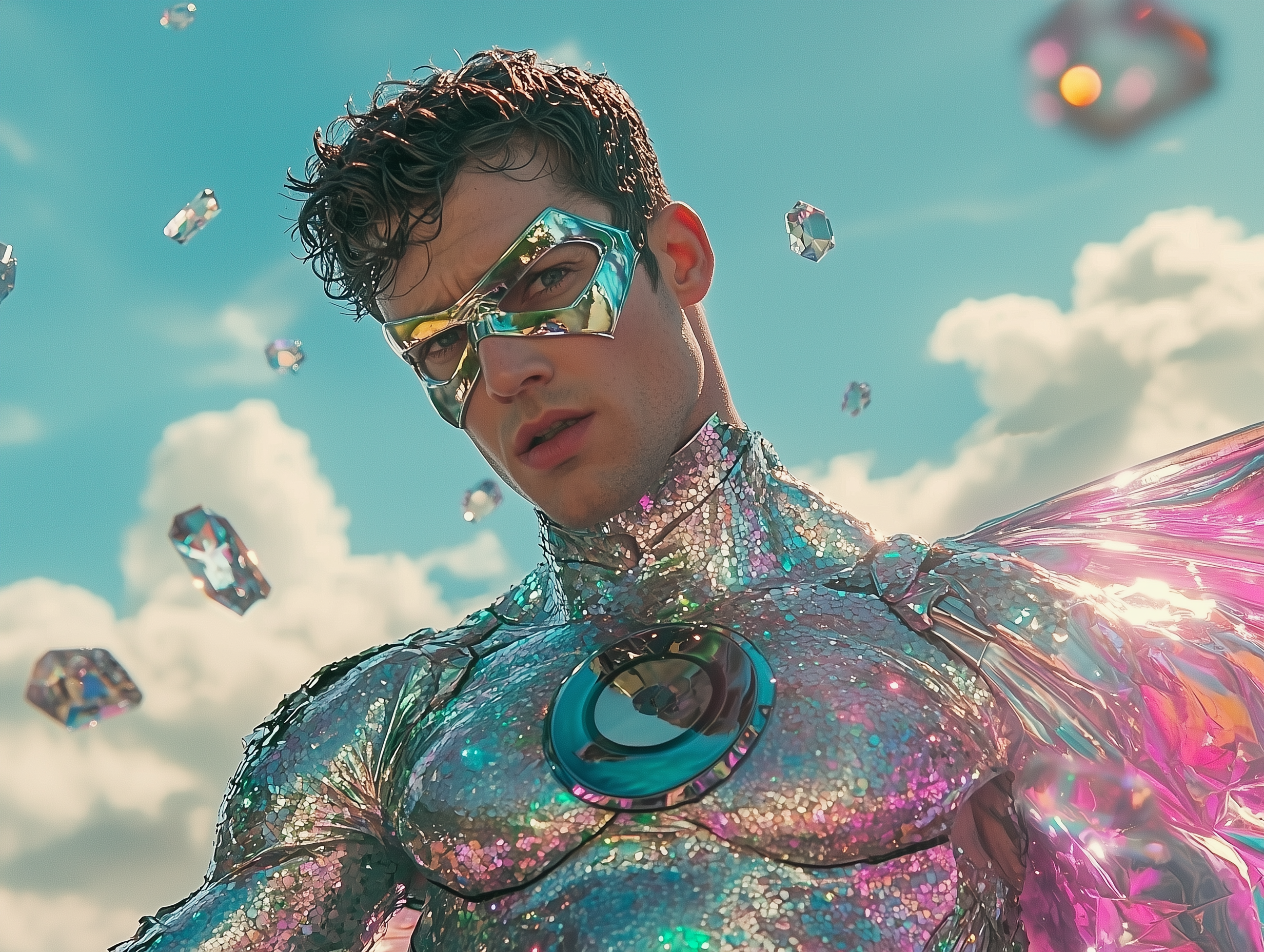 sh1nemuc_Photograph_of_a_sparkly_Green_Lntern_wearing_a_sparkl_c2b1ee8b-842c-436e-835b-6f4ecb78a66e