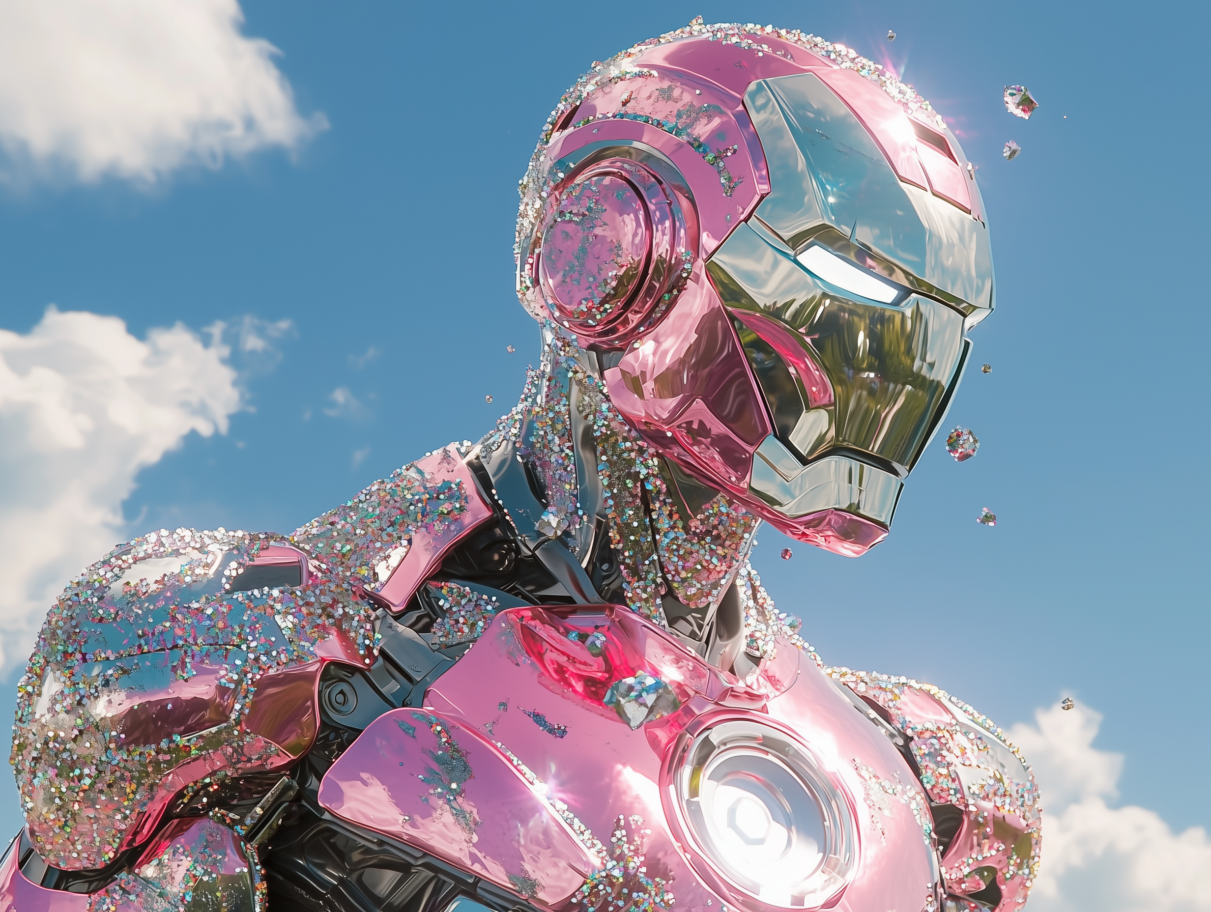 sh1nemuc_Photograph_of_a_sparkly_Irn_Man_wearing_a_pink_costum_5a77b482-efd1-4943-bbbf-d73e5abc1fbe