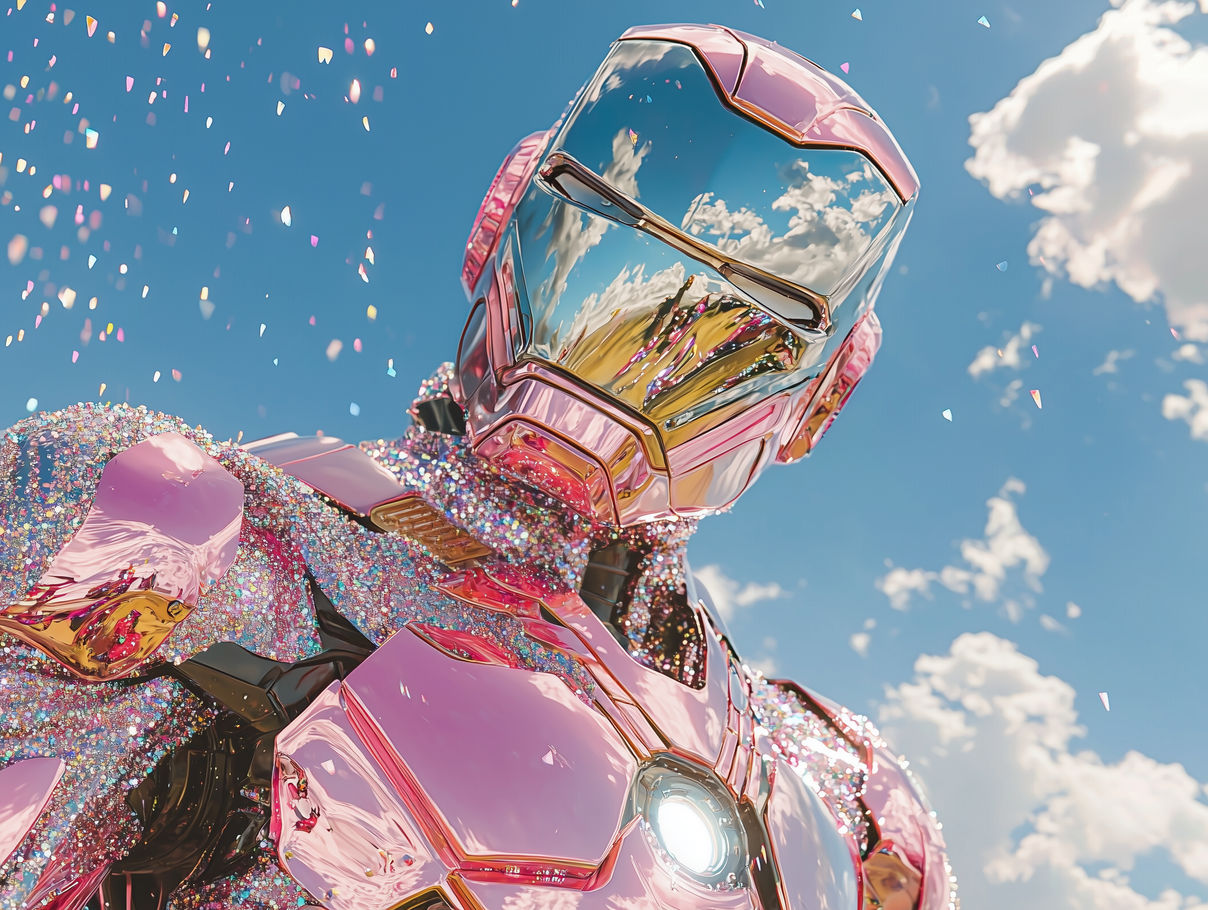 sh1nemuc_Photograph_of_a_sparkly_Irn_Man_wearing_a_pink_costum_ac873903-70d0-4ec8-8c54-b08ee9d22cb0